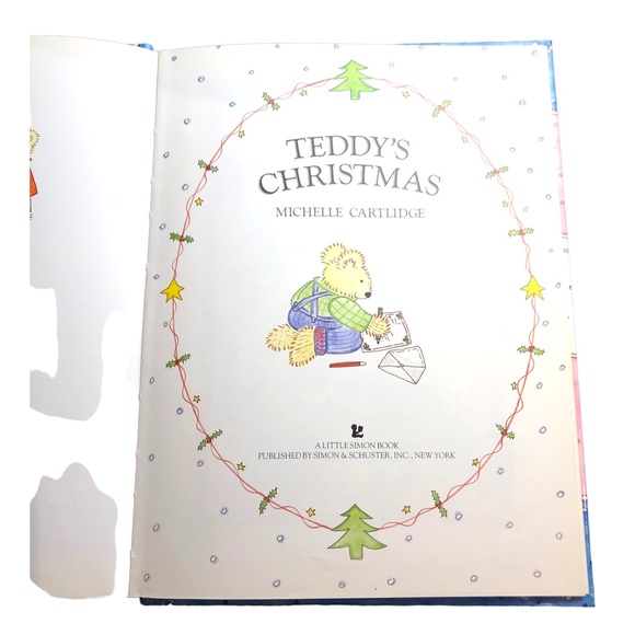 TEDDY’S CHRISTMAS First Edition 1986 by Michelle Cartlidge - Picture 2 of 8